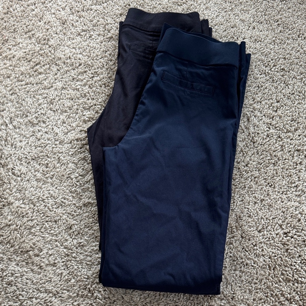 TWO Simply Vera Vera Wang Women's Bootcut Pants - Black and Navy Size Small - Picture 2 of 7